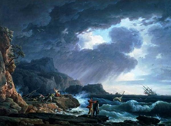 Claude-joseph Vernet Claude Joseph - A Seastorm China oil painting art